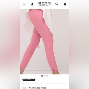 High waist pull on pants NY&Co